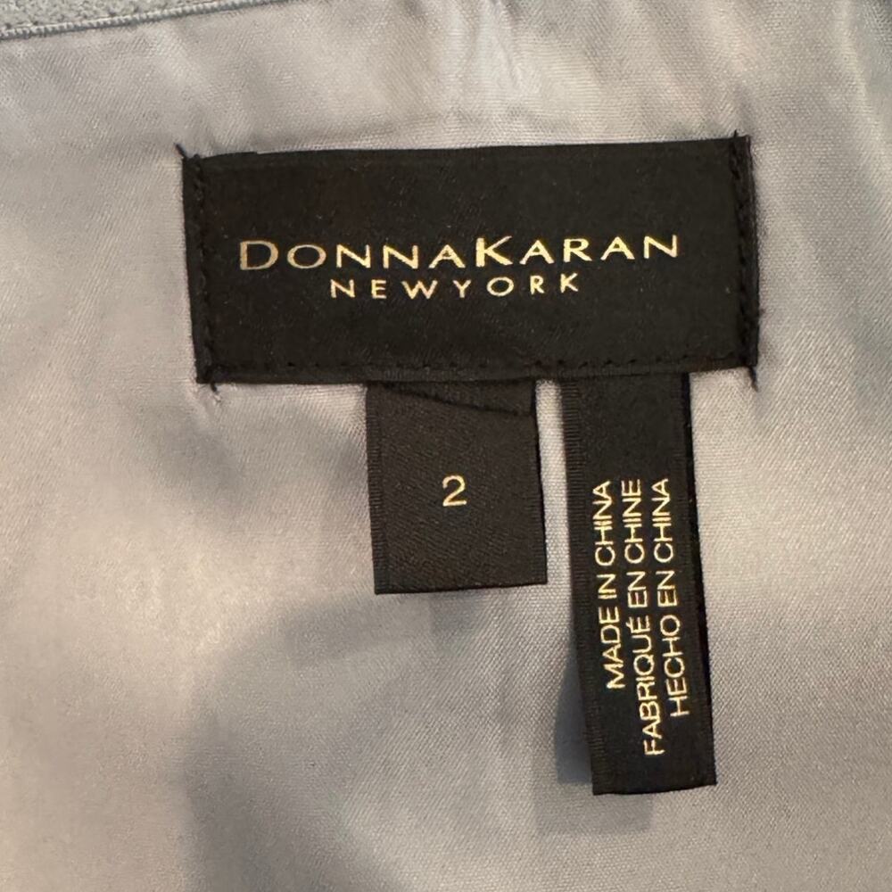 NEW Donna Karan New York Floral Strapless Fit & Flare Gown Size 2 - Picture 9 of 12